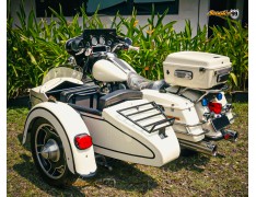 Sidecar Kit for Harley Davidson White Touring Edition